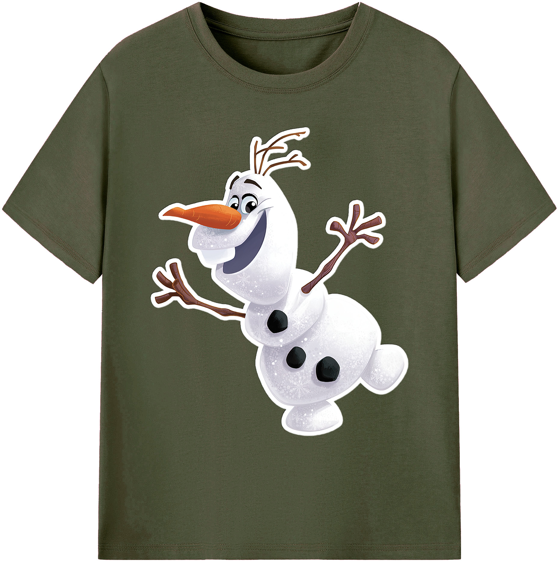 （画像用） アナと雪の女王 アンナ エルサ Frozen Anna Elsa 綿100％ メンズ半袖Tシャツ｜肌触りやわらか＆通気性